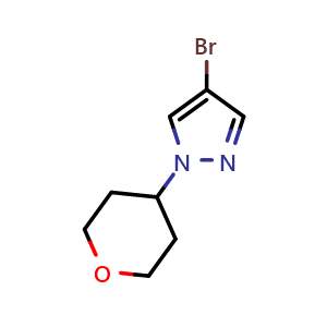 4-Bromo-1-(tetrahydro-2H-pyran-4-yl)-1H-pyrazole