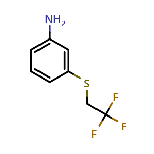 3-[(2,2,2-Trifluoroethyl)sulfanyl]aniline
