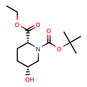 (2R,5R)-5-hydroxy-piperidine-1,2-dicarboxylic acid 1-tert-butyl ester 2-ethyl ester