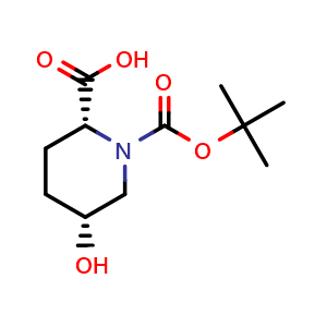 (2R,5R)-1-(tert-butoxycarbonyl)-5-hydroxypiperidine-2-carboxylic acid