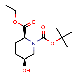 (2S,5S)-5-Hydroxy-piperidine-1,2-dicarboxylic acid 1-tert-butyl ester 2-ethyl ester