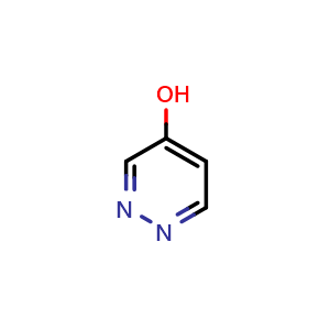 Chemical structure of 4-Hydroxypyridazine , CAS 20733-10-2, AChemBlock H-8637
