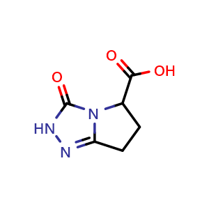 3-Oxo-2,5,6,7-tetrahydro-3h-pyrrolo[2,1-c][1,2,4]triazole-5-carboxylic acid
