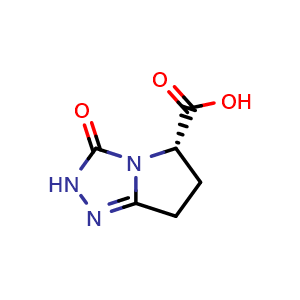 (5S)-3-Oxo-2,5,6,7-tetrahydro-3h-pyrrolo[2,1-c][1,2,4]triazole-5-carboxylic acid