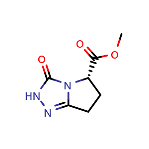 Mehtyl (5S)-3-Oxo-2,5,6,7-tetrahydro-3h-pyrrolo[2,1-c][1,2,4]triazole-5-carboxylic acid