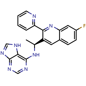 Chemical structure of AMG319 , CAS 1608125-21-8, AChemBlock H-8702