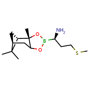 (1R)-3-(Methylthio)-1-((3aS,4S,6S)-3a,5,5-trimethylhexahydro-4,6-methanobenzo[d][1,3,2]dioxaborol-2-yl)propan-1-amine