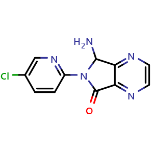 7-Amino-6-(5-chloropyridin-2-yl)-6,7-dihydro-5H-pyrrolo[3,4-b]pyrazin-5-one