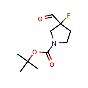 t-Butyl 3-fluoro-3-formylpyrrolidine-1-carboxylate