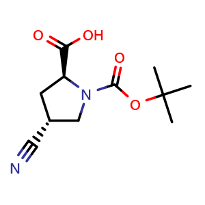 (2S,4R)-1-(Tert-butoxycarbonyl)-4-cyanopyrrolidine-2-carboxylic acid