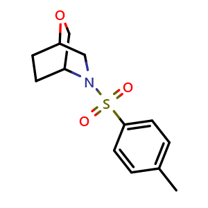 Chemical structure of 5-Tosyl-2-oxa-5-azabicyclo[2.2.2]octane , CAS 1788044-07-4, AChemBlock H-8840