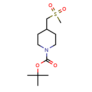 Tert-butyl 4-((methylsulfonyl)methyl)piperidine-1-carboxylate