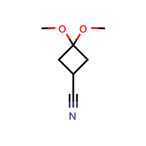3,3-Dimethoxycyclobutane-1-carbonitrile