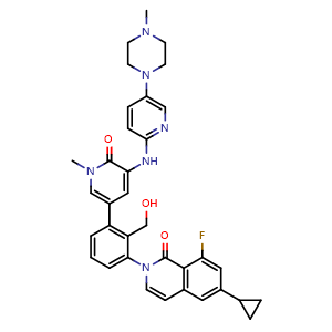 Chemical structure of RN486 , CAS 1242156-23-5, AChemBlock H-8897