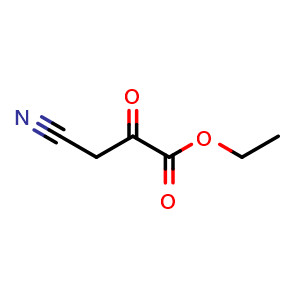 Chemical structure of Ethyl 3-cyano-2-oxopropanoate , CAS 56290-86-9, AChemBlock H-8899