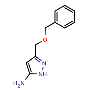 3-((Benzyloxy)methyl)-1H-pyrazol-5-amine