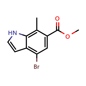 4-Bromo-7-methyl-indole-6-carboxylic acid methyl ester