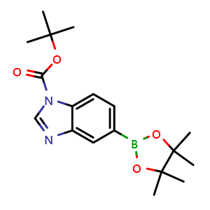 tert-Butyl 5-(4,4,5,5-tetramethyl-1,3,2-dioxaborolan-2-yl)-1H-benzo[d]imidazole-1-carboxylate