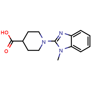 1-(1-Methyl-1H-benzoimidazol-2-yl)-piperidine-4-carboxylic acid