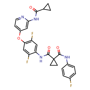 Chemical structure of Altiratinib , CAS 1345847-93-9, AChemBlock H-8975