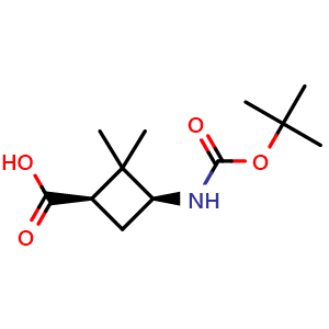 cis-3-(Boc-amino)-2,2-dimethylcyclobutanecarboxylic acid
