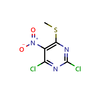 2,4-Dichloro-6-(methylthio)-5-nitropyrimidine