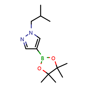 1-isobutyl-4-(4,4,5,5-tetramethyl-1,3,2-dioxaborolan-2-yl)-1H-pyrazole
