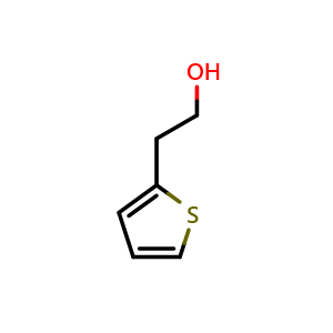 Chemical structure of Thiophene-2-ethanol , CAS 5402-55-1, AChemBlock I-9194