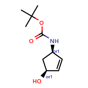 rel-tert-Butyl N-[(1R,4S)-4-hydroxycyclopent-2-en-1-yl]carbamate