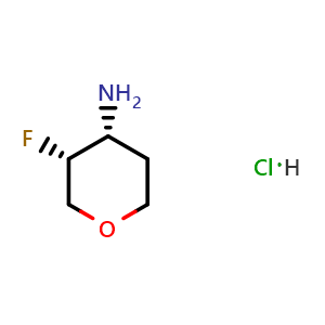 cis-3-Fluorotetrahydro-2H-pyran-4-amine hydrochloride