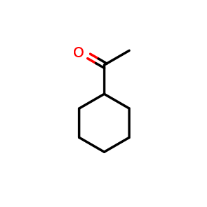 Chemical structure of Cyclohexyl methylKetone , CAS 823-76-7, AChemBlock I-9265