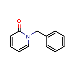 Chemical structure of 1-Benzylpyridin-2-one , CAS 1753-62-4, AChemBlock I-9282