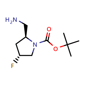 tert-Butyl (2S,4R)-2-(aminomethyl)-4-fluoro-1-pyrrolidinecarboxylate