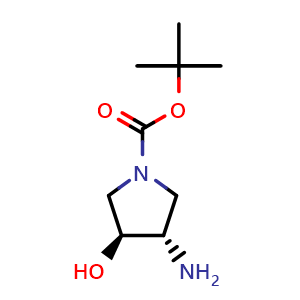 tert-Butyl (3S,4S)-3-Amino-4-hydroxypyrrolidine-1-carboxylate