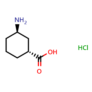 (1R,3R)-3-aminocyclohexanecarboxylic acid hydrochloride
