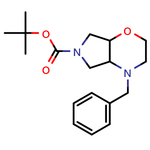tert-butyl 4-benzylhexahydropyrrolo[3,4-b][1,4]oxazine-6(2H)-carboxylate