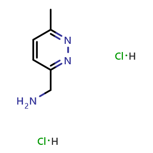 (6-Methylpyridazin-3-yl)methanamine dihydrochloride