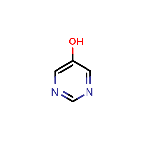 Chemical structure of 5-Hydroxypyrimidine , CAS 26456-59-7, AChemBlock I-9410