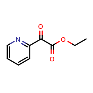 Chemical structure of Ethyl 2-pyridineglyoxylate , CAS 55104-63-7, AChemBlock I-9426
