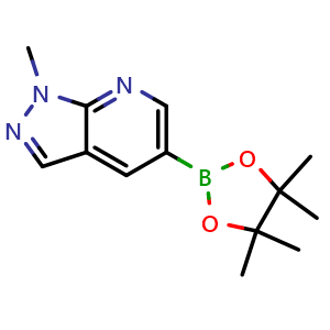 1-methyl-5-(4,4,5,5-tetramethyl-1,3,2-dioxaborolan-2-yl)-1H-pyrazolo[3,4-b]pyridine