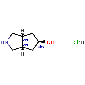 (3aR,5b,6aS)-rel-Octahydrocyclopenta[c]pyrrol-5-ol hydrochloride