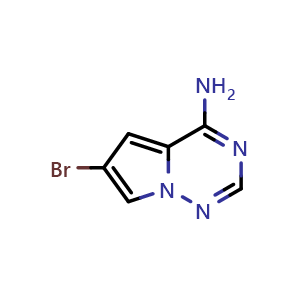 4-Amino-6-bromopyrrolo[1,2-f][1,2,4]triazine