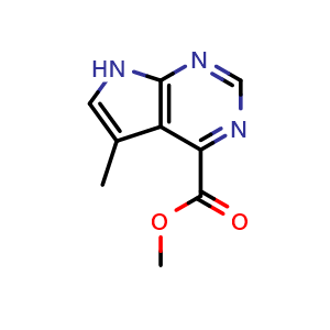 5-Methyl-7H-Pyrrolo[2,3-d]pyrimidine-4-carboxylic acid methyl ester