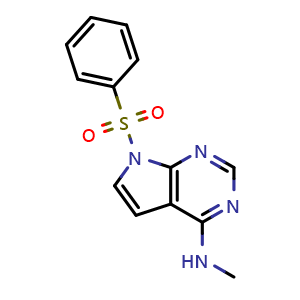 7-(Benzenesulfonyl)-N-methyl-7H-pyrrolo[2,3-d]pyrimidin-4-amine