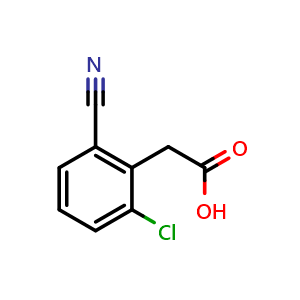 2-(2-chloro-6-cyanophenyl)acetic acid