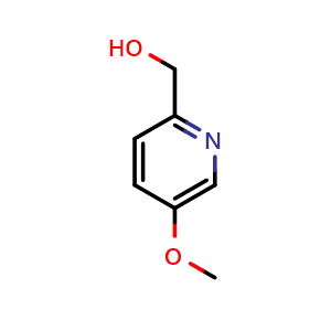 Chemical structure of 2-Hydroxymethyl-5-methoxypyridine , CAS 127978-70-5, AChemBlock I-9706
