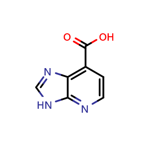 Chemical structure of 3H-Imidazo[4,5-b]pyridine-7-carboxylic acid , CAS 78316-08-2, AChemBlock I-9737