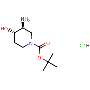 trans-3-Amino-1-Boc-4-hydroxypiperidine hydrochloride