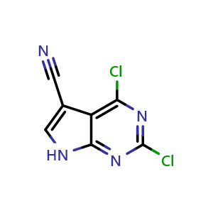 2,4-Dichloro-7H-Pyrrolo[2,3-d]pyrimidine-5-carbonitrile