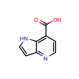 Chemical structure of 1H-Pyrrolo[3,2-b]pyridine-7-carboxylic acid , CAS 1190319-18-6, AChemBlock I-9808